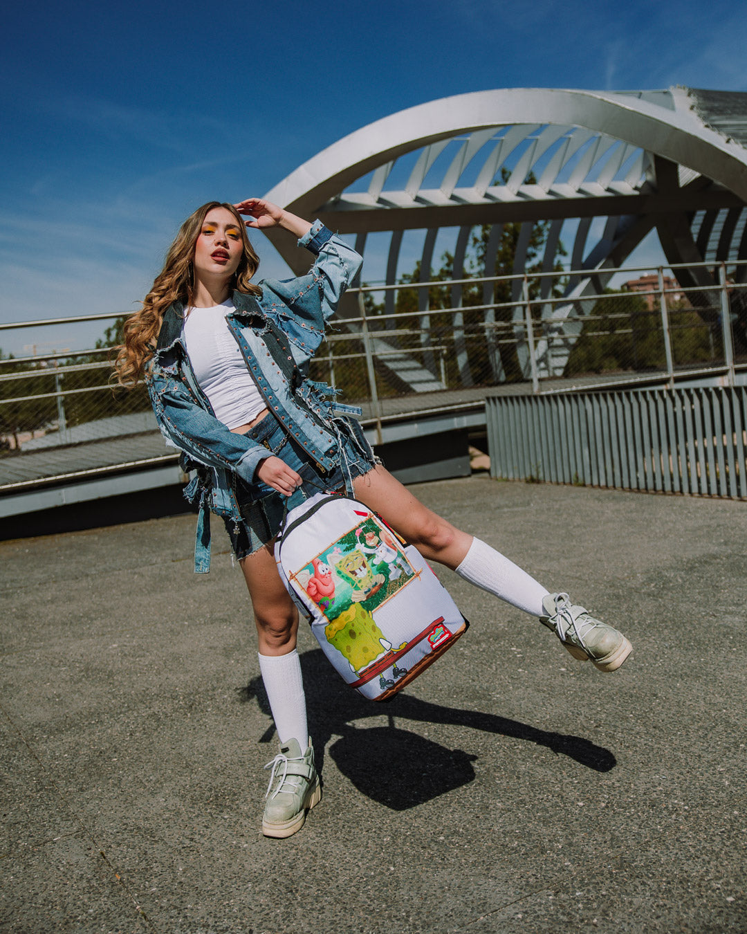 SPONGEBOB ART CRITIC BACKPACK