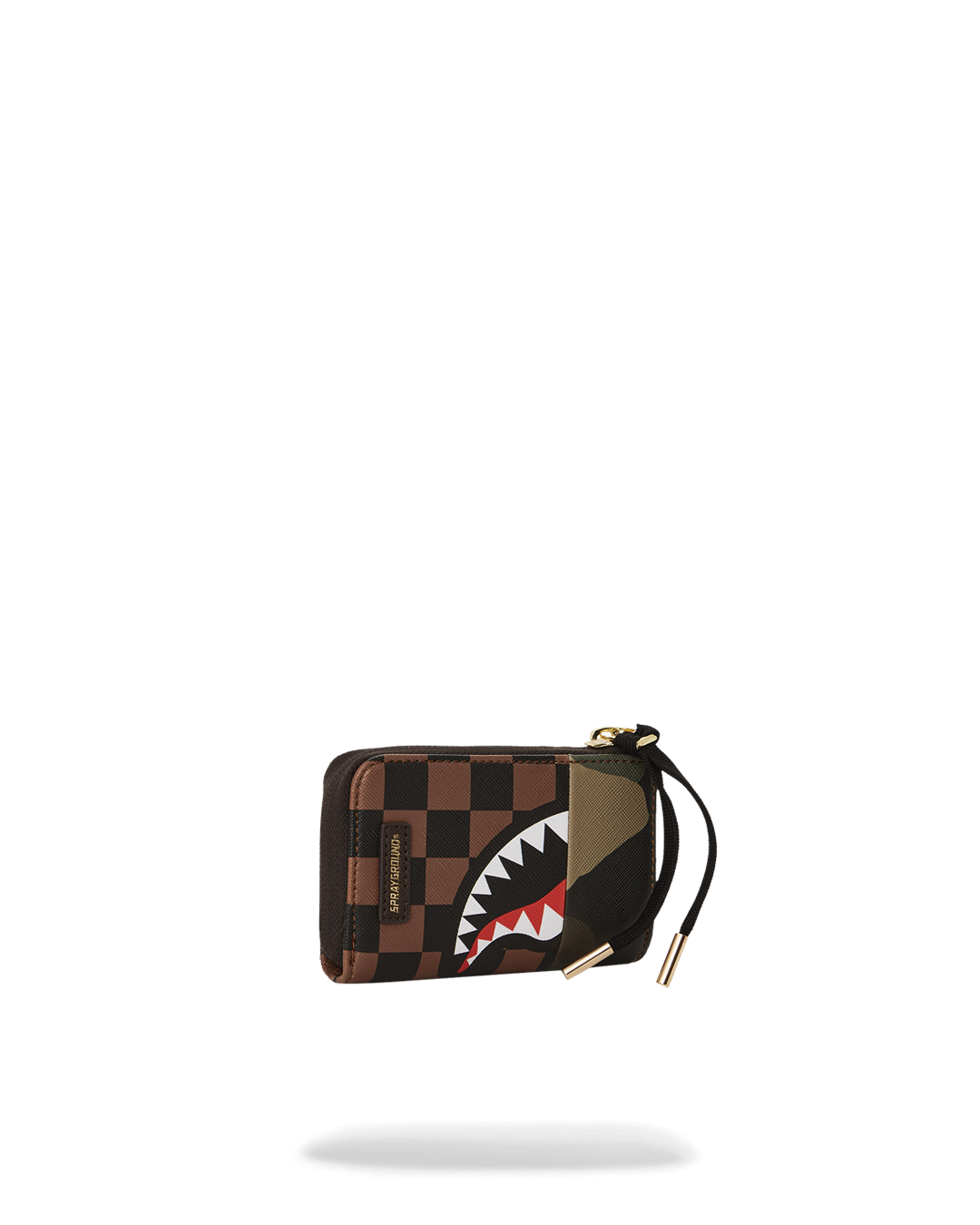 EXTERIOR GOLD ZIP POCKET SHARKS IN PARIS WALLET