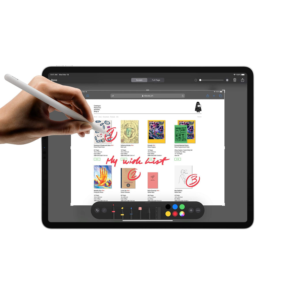 Apple iPad Pro -11-Inch (2nd Generation) with Wi-Fi - 512GB - Silver - MXDF2LL/A