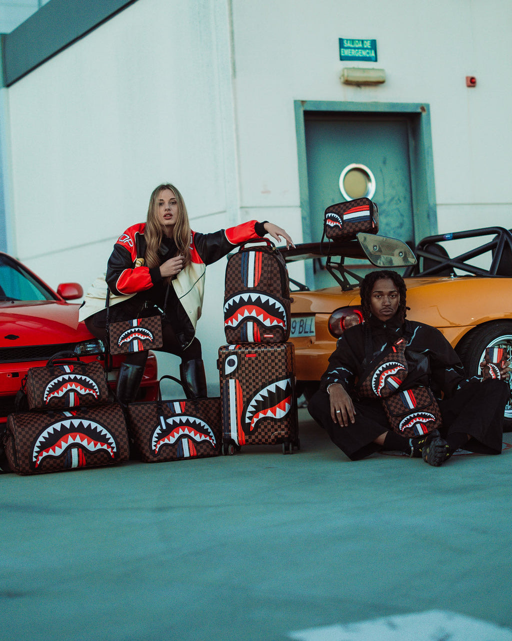 SHARKS IN PARIS GT HARD SHELL CARRY-ON LUGGAGE